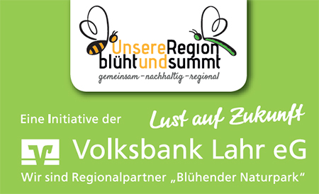 Die Volksbank Lahr ist Regionalpartner des Projekts